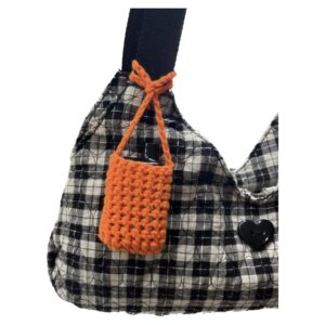 square crotchet key charm